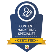 Content marketing specialist certified